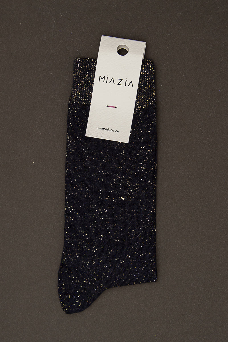 Mia Zia - Glittersokken in Marine