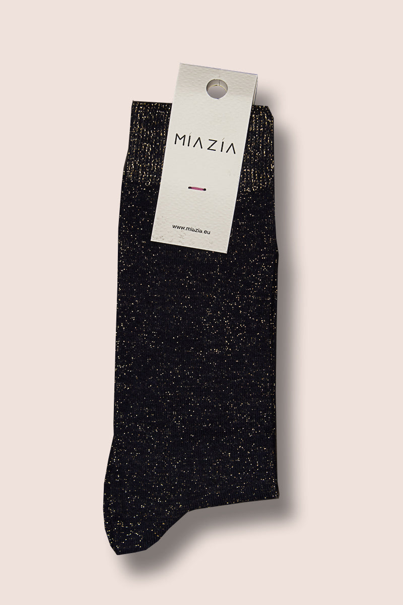 Mia Zia - Glittersokken in Marine