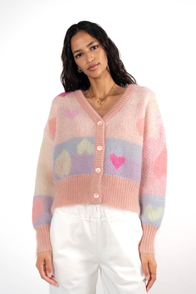 Cardigan - Mikado - Nude