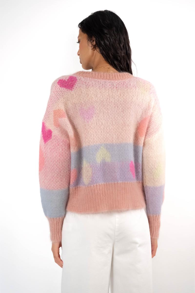 Cardigan - Mikado - Nude