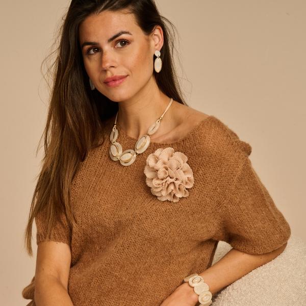 Halsketting - Karla Wit