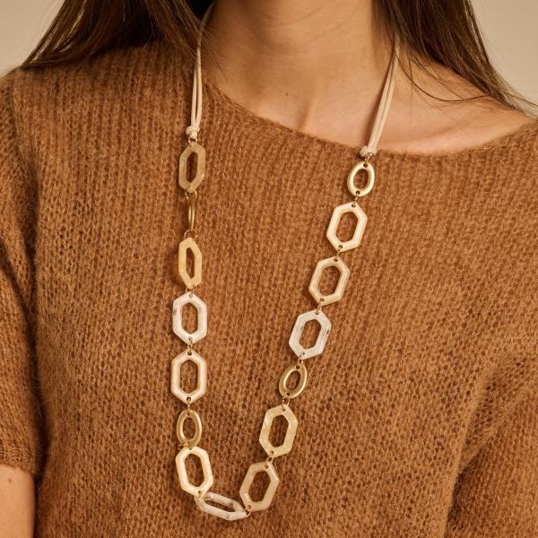 Halsketting - Kitlang Ecru