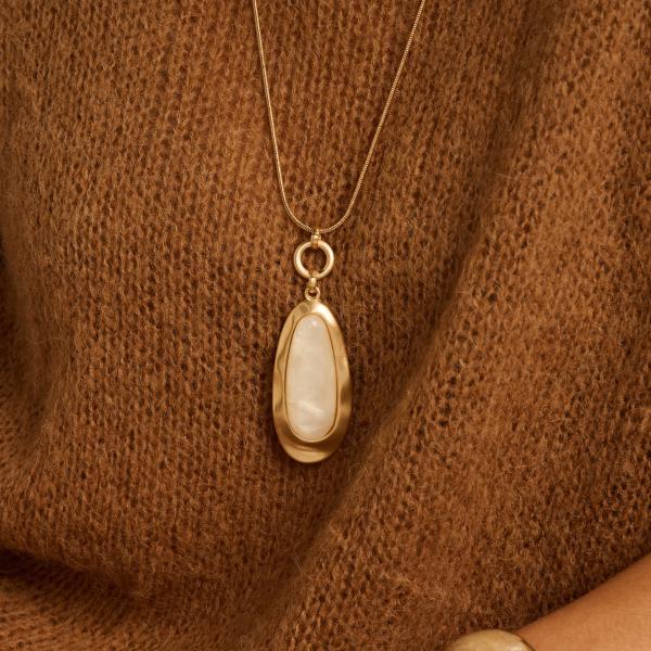 Halsketting - Koutar Ecru