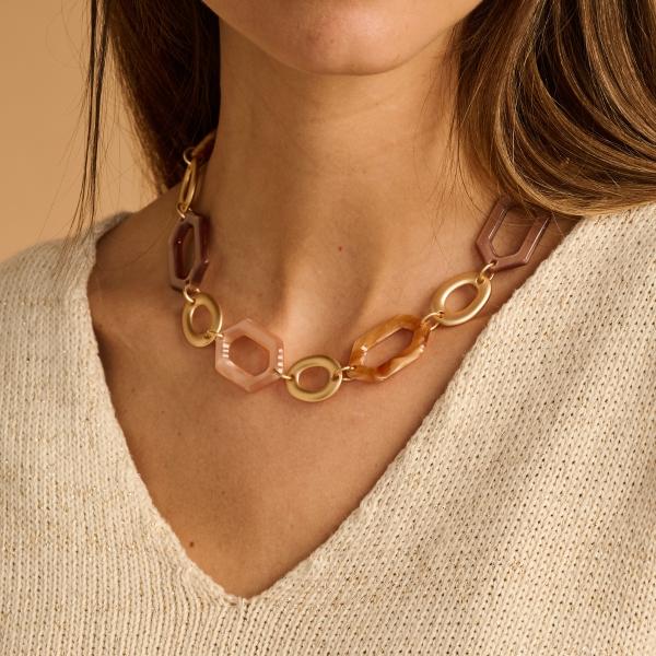 Halsketting - Kit Bruin