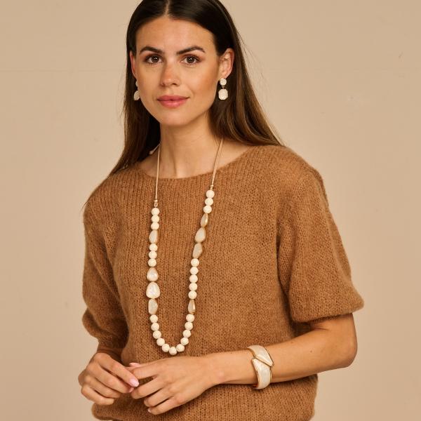 Armband - Kab15 Ecru