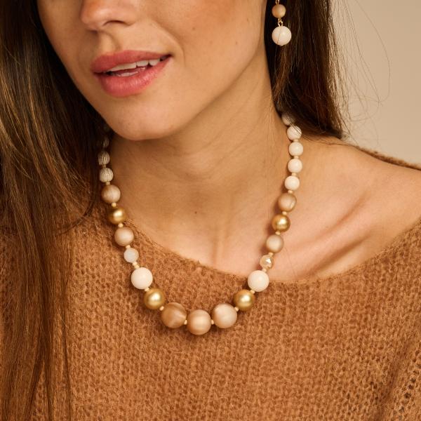 Halsketting - Pan87 Ecru