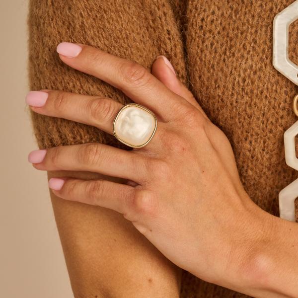 Bague - Kri3 Blanche