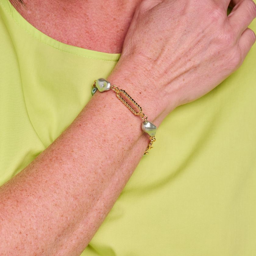 Bracelet - Dadelief Armband Groen