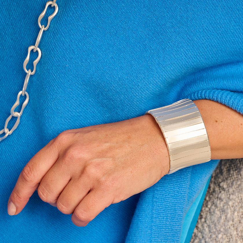 Bracelet - Dab7 Armband Zilverkleurig Mat