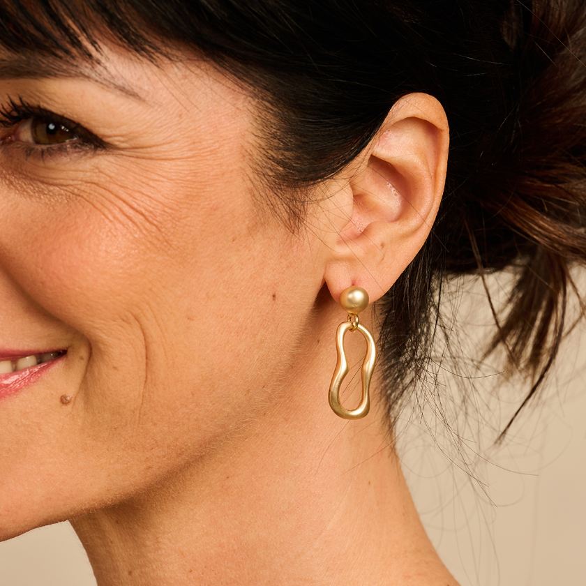 Boucles D'Oreilles - Detroit Oorbellen Goudkleurig