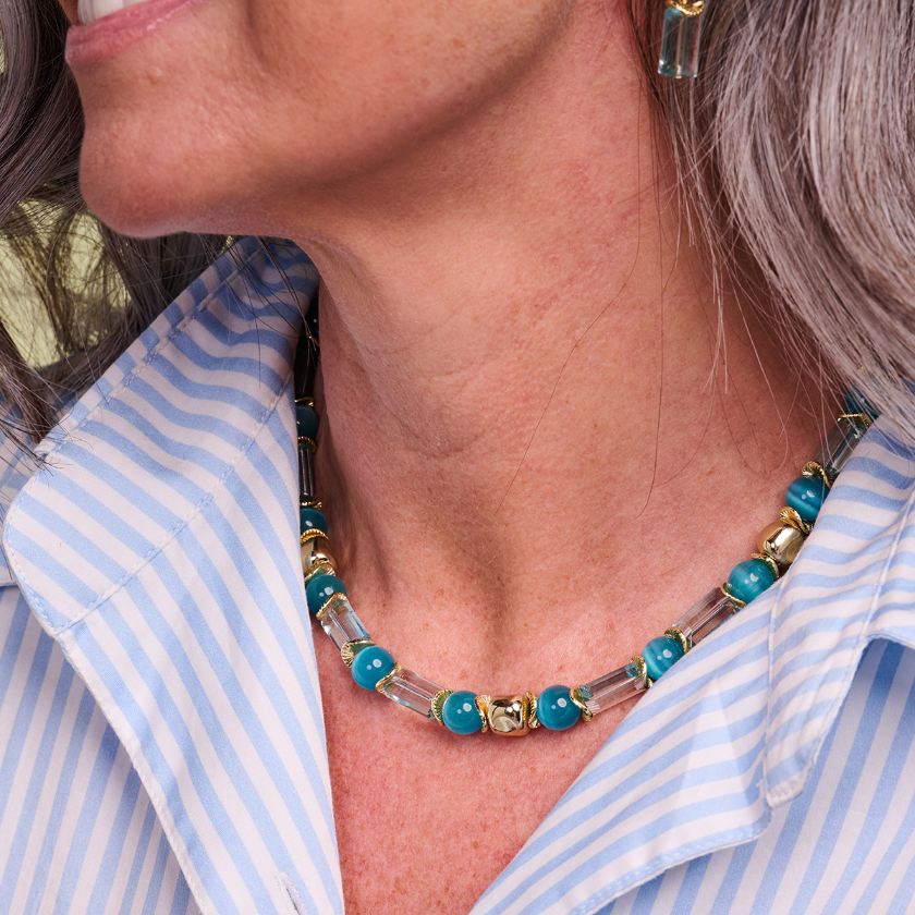Halsketting - Dadu Halsketting Blauw