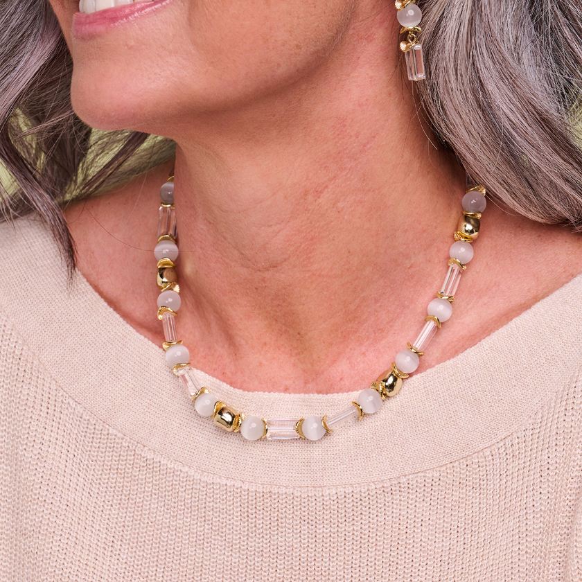 Collier - Dadu Halsketting Wit