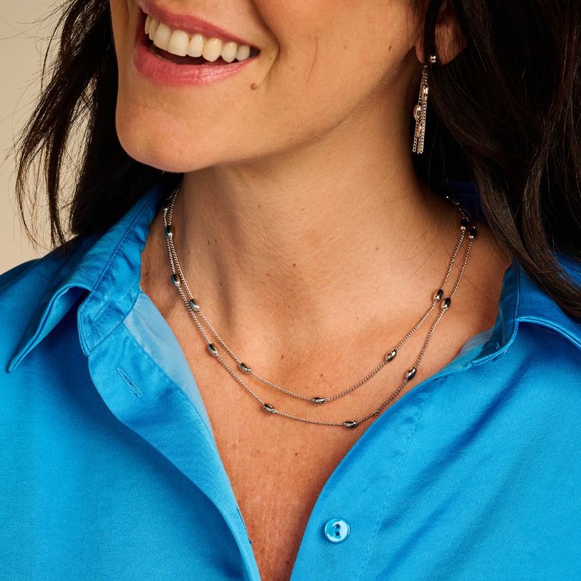 Collier - Dallas Halsketting Zilverkleurig