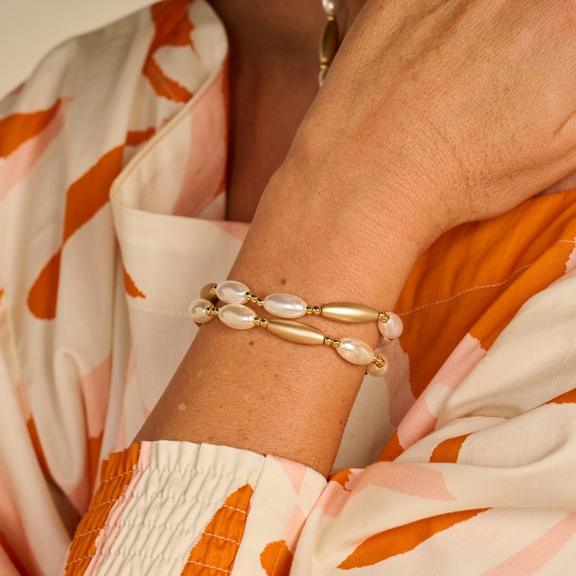 Bracelet - Dario Armband Parelmoer