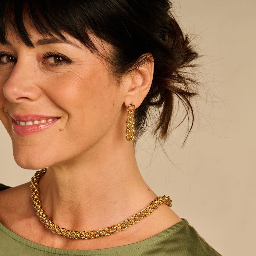 Boucles D'Oreilles - Debbie Oorbellen Goudkleurig