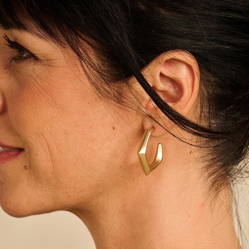 Boucles D'Oreilles - Dob123 Oorbellen Goudkleurig