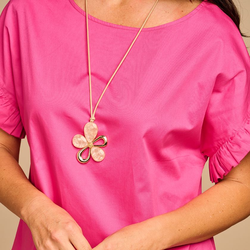 Collier - Kalina Halsketting Beige