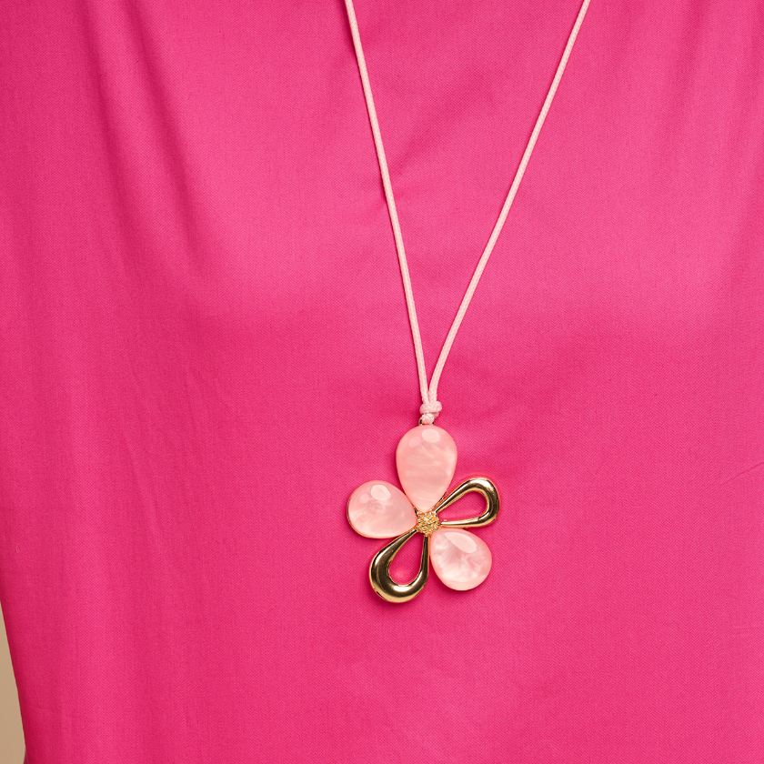 Collier - Kalina Halsketting Lichtroze