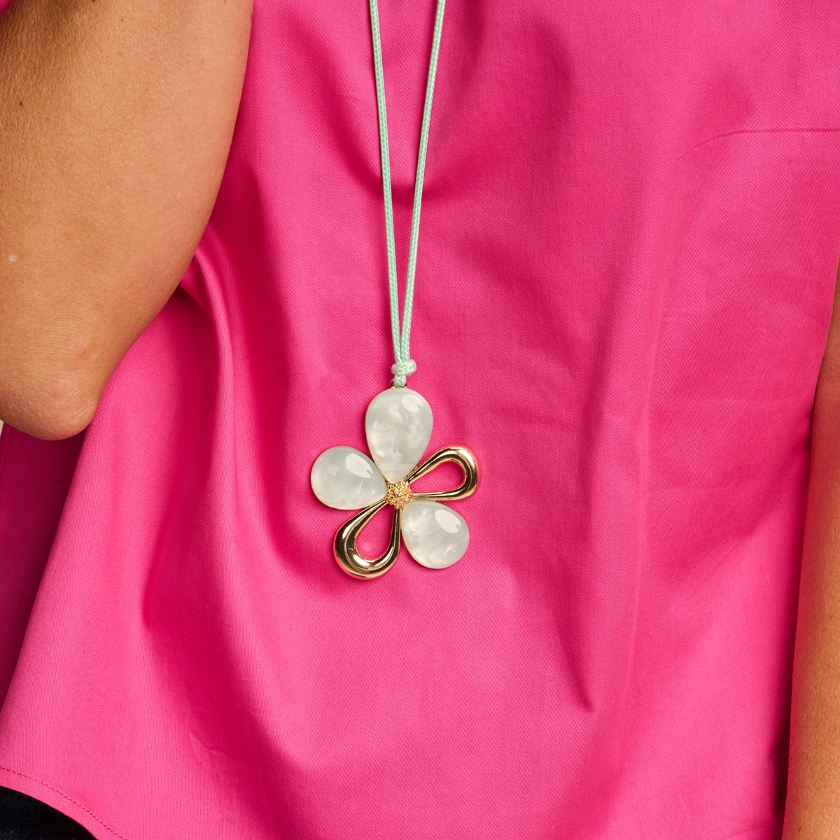 Collier - Kalina Halsketting Watergroen