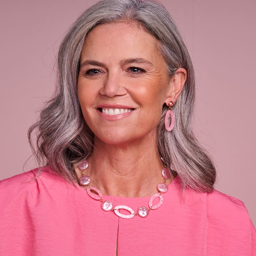 Collier - Karn Halsketting Roze