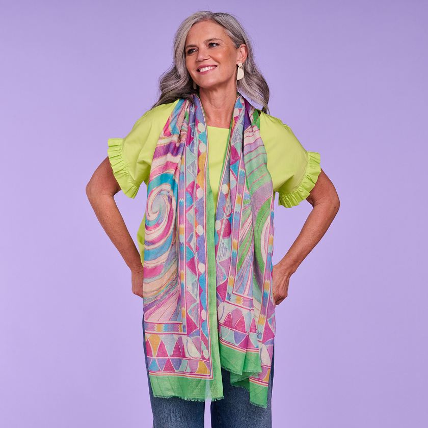 Écharpe - Lcscarves231 Sjaal Multicolor