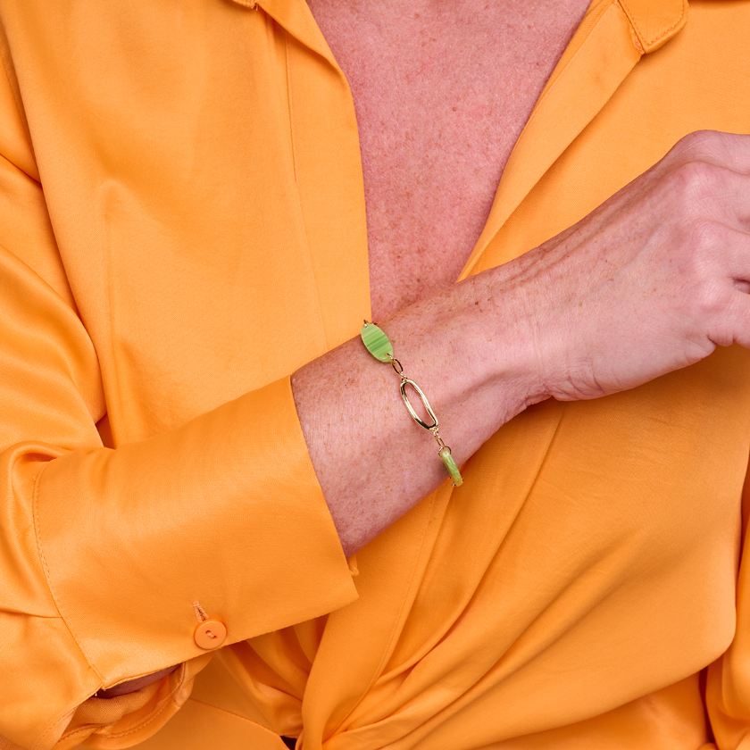 Bracelet - Macao Armband Groen