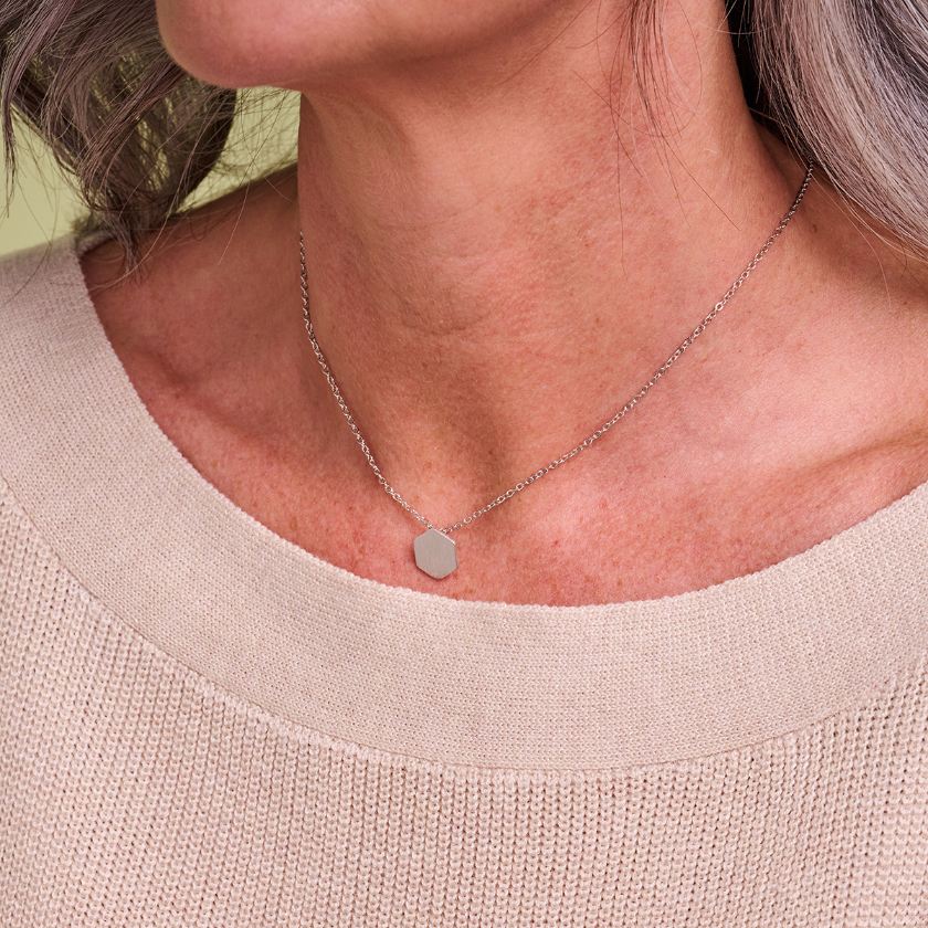 Collier - Matan Halsketting Zilverkleurig