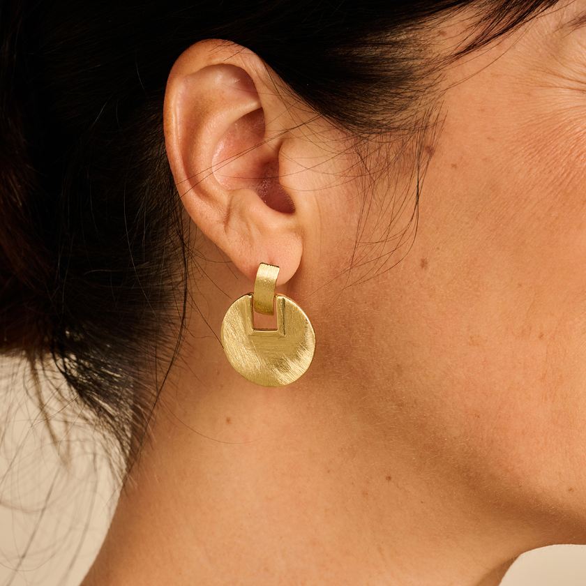 Boucles D'Oreilles - Mees Oorbellen Goudkleurig