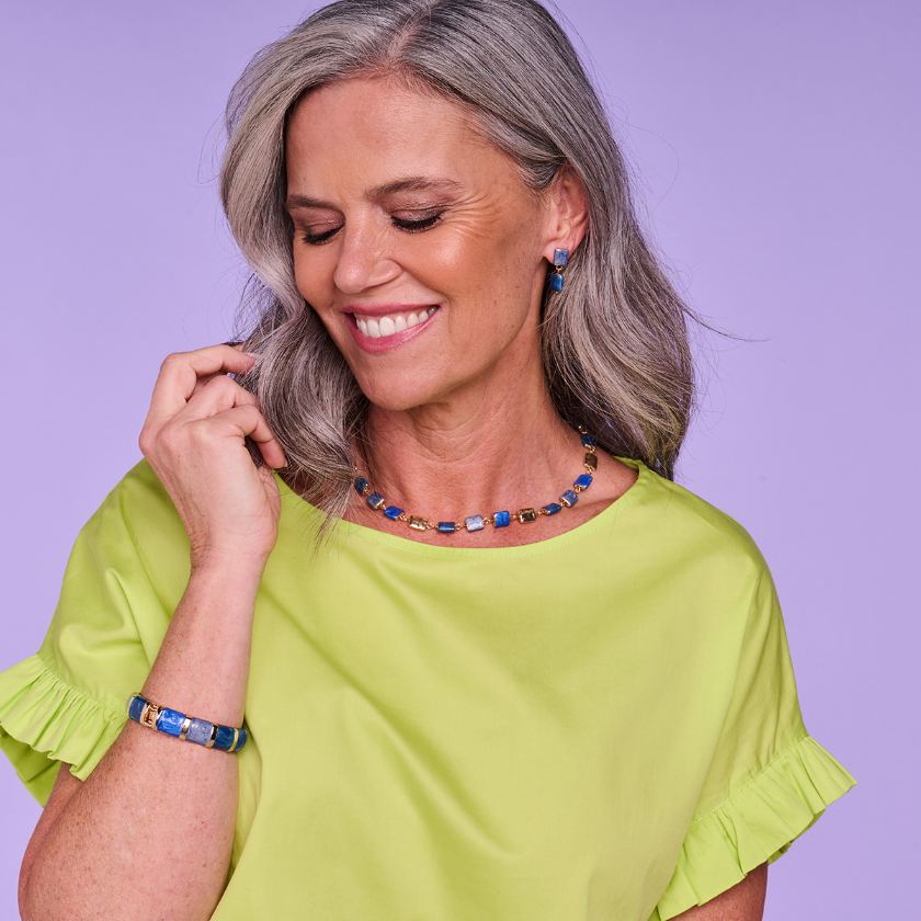 Collier - Osman Halsketting Multi Turquoise