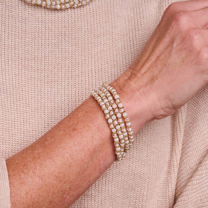 Bracelet - Pan90 Armband Wit