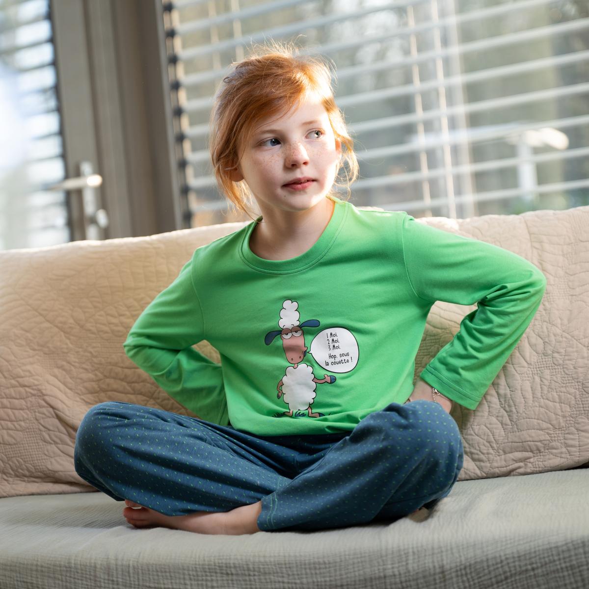 Mixte - Lange Pyjama - Groen