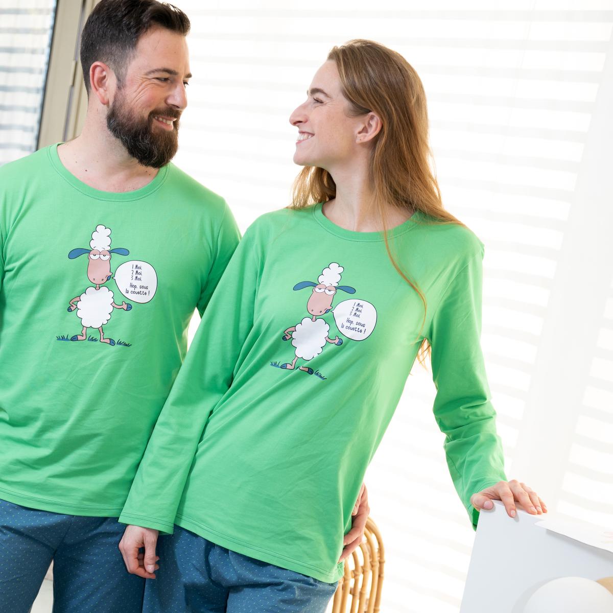 Vrouwen - Lange Pyjama - Groen