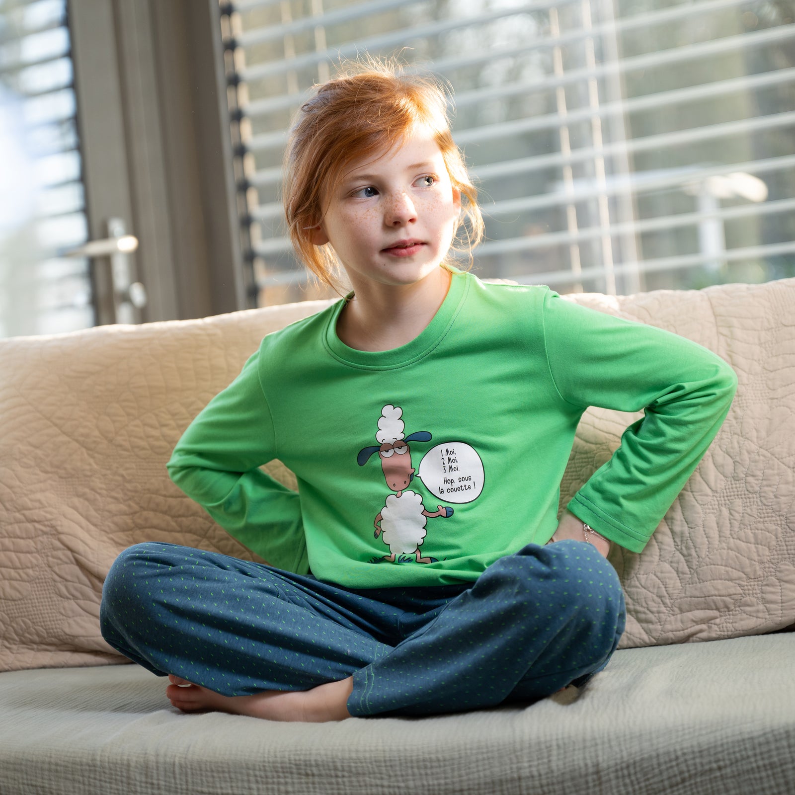 Pyjama Jersey - Jongen/Meisje - Groen