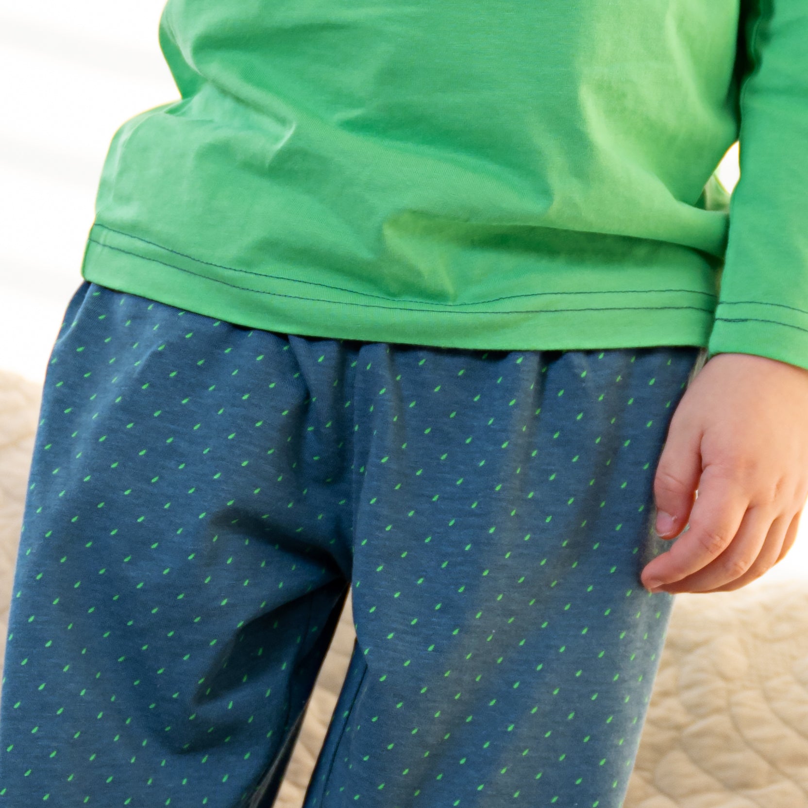 Pyjama Jersey - Jongen/Meisje - Groen