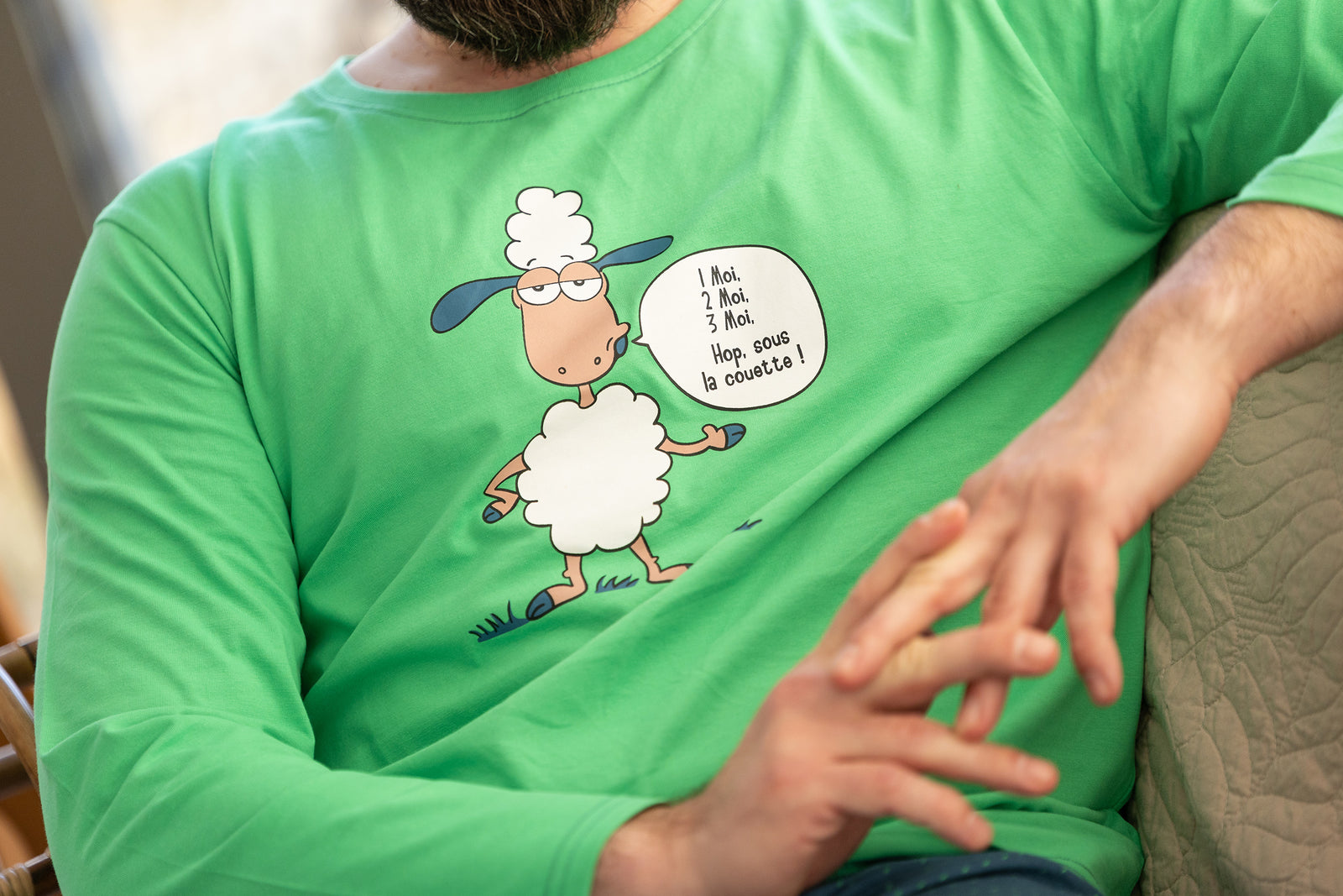 Pyjama Jersey - Heren - Groen