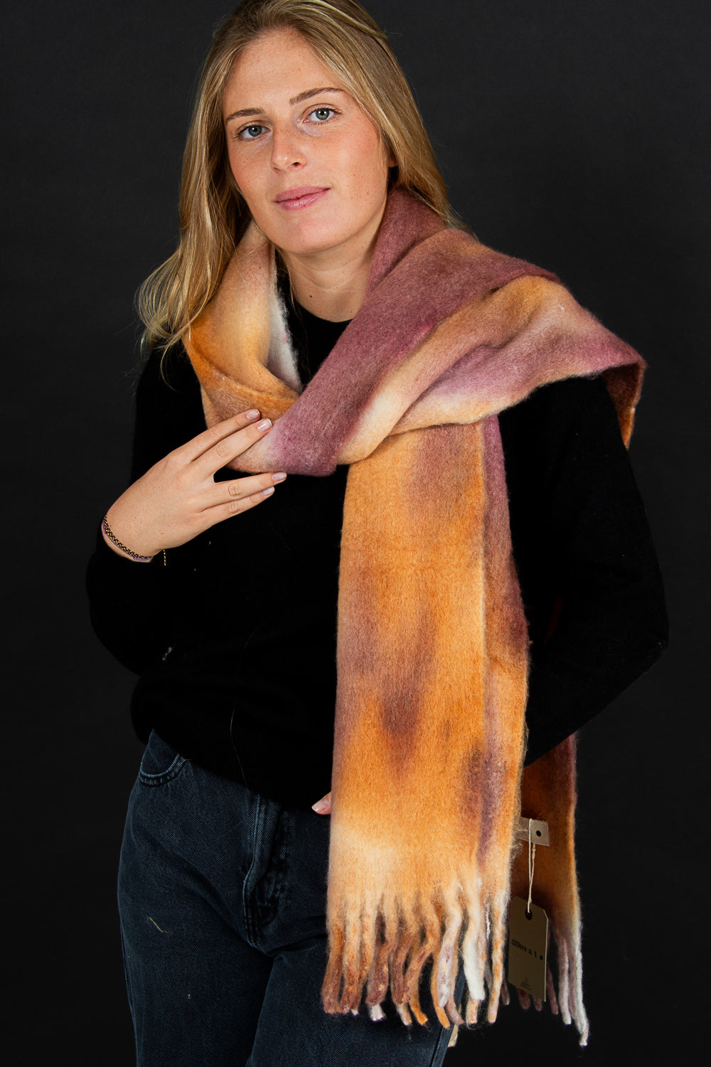 Nina - Tie & Dye Bordeaux