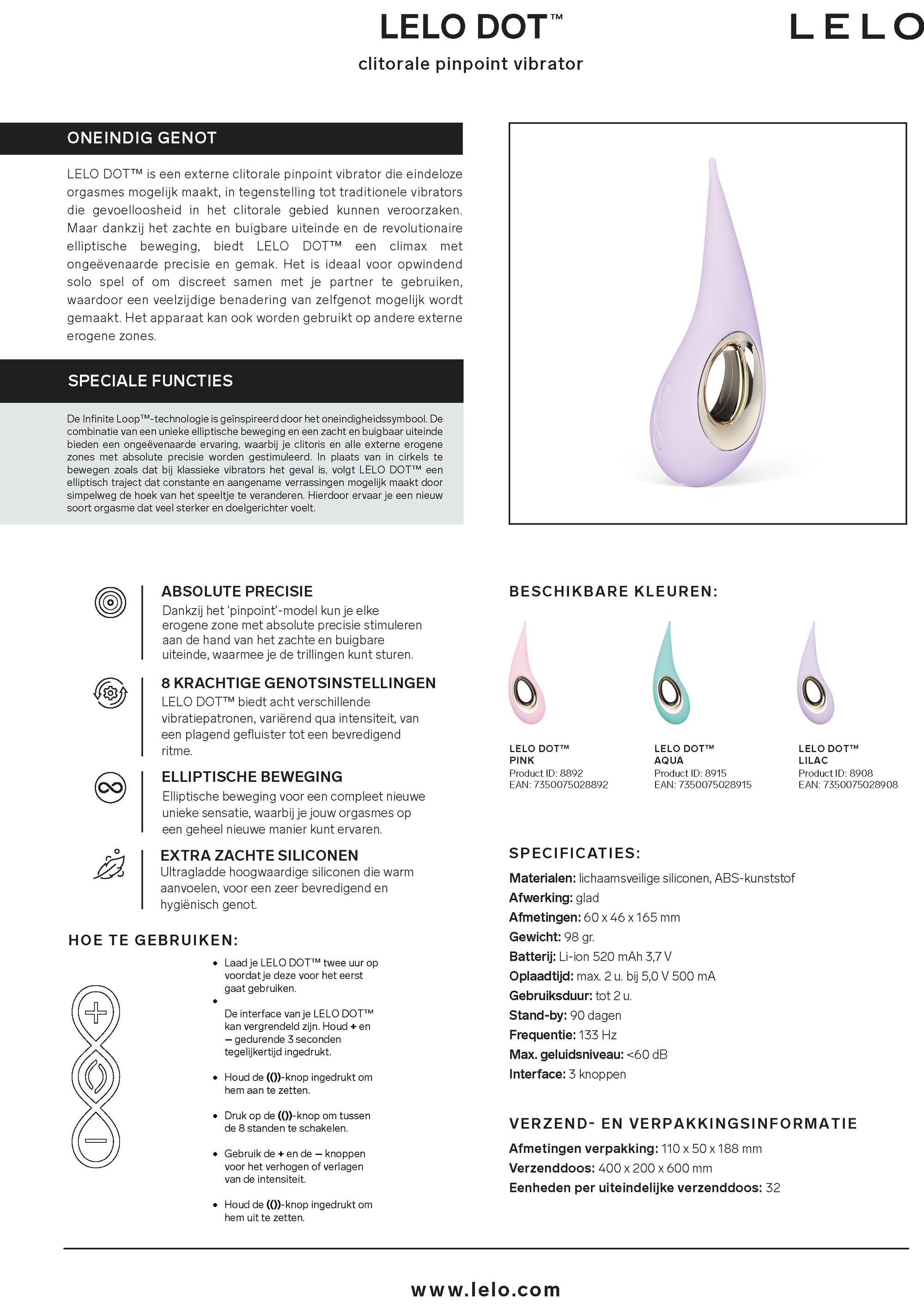 Lelo Dot Aqua