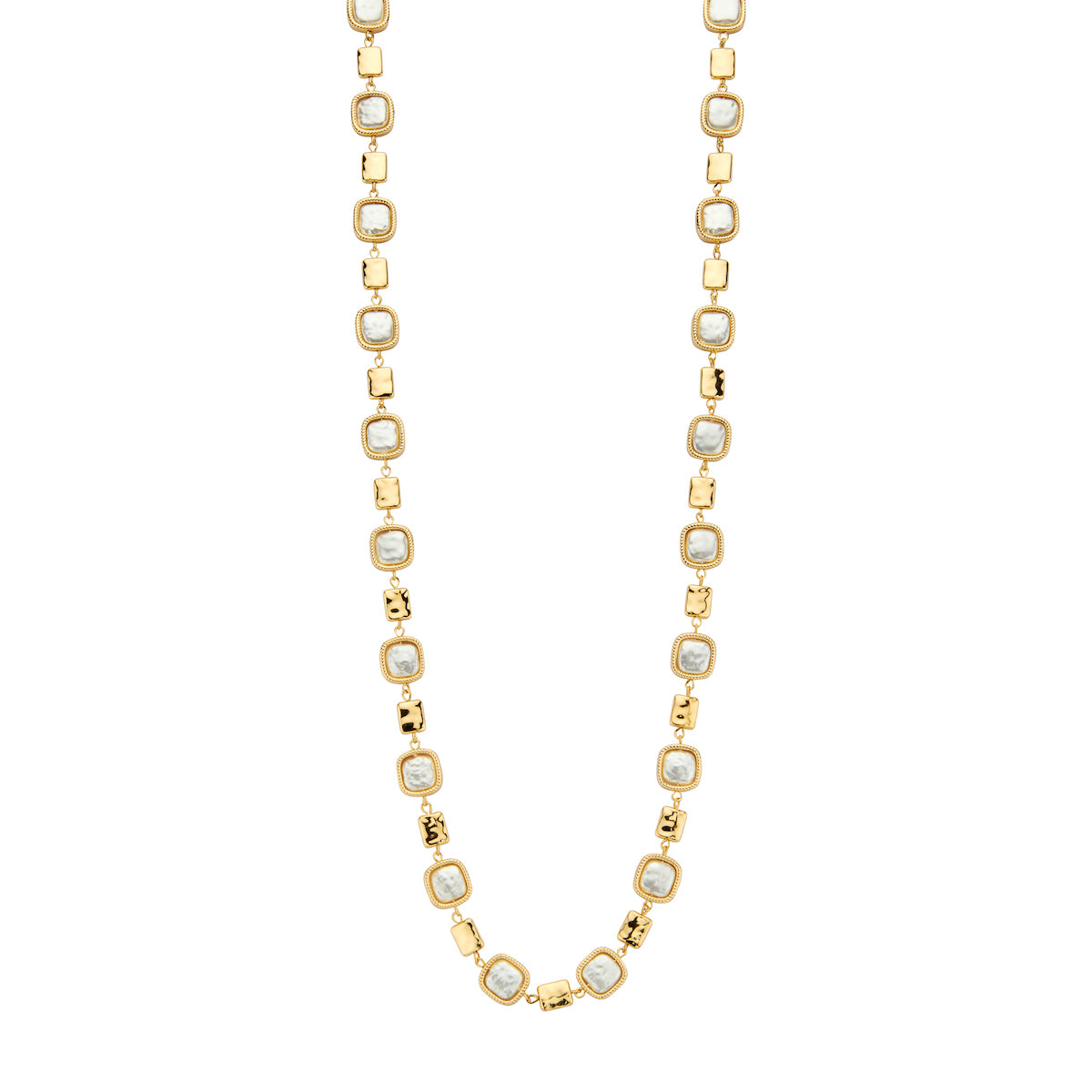 Halsketting - Otuslang Parelmoer