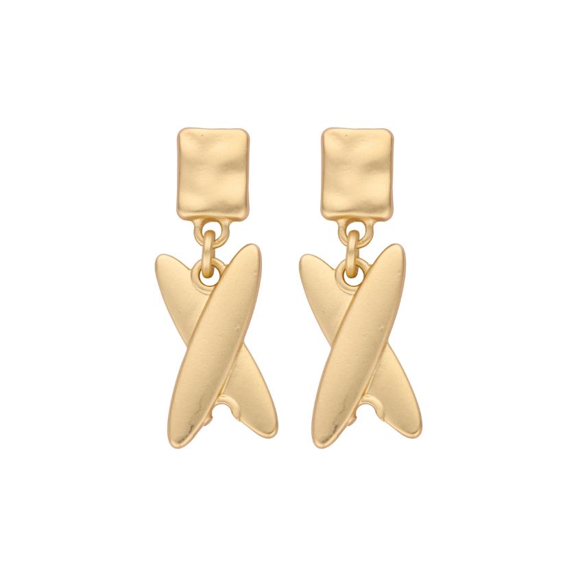 Collier - Octaaf Halsketting Goudkleurig Mat