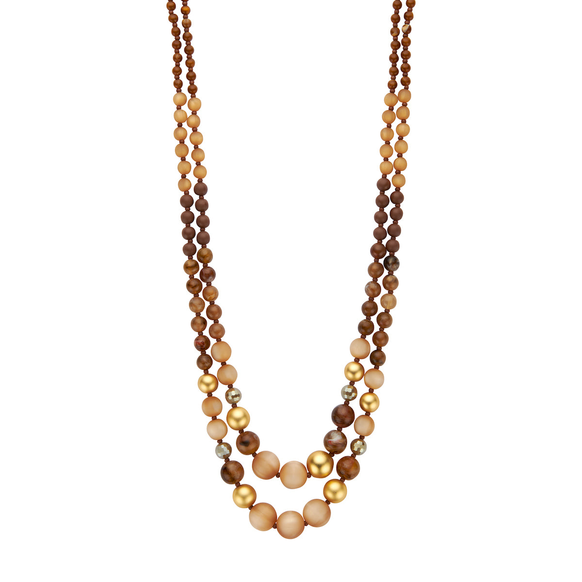 Halsketting - Pan87Lang Bruin