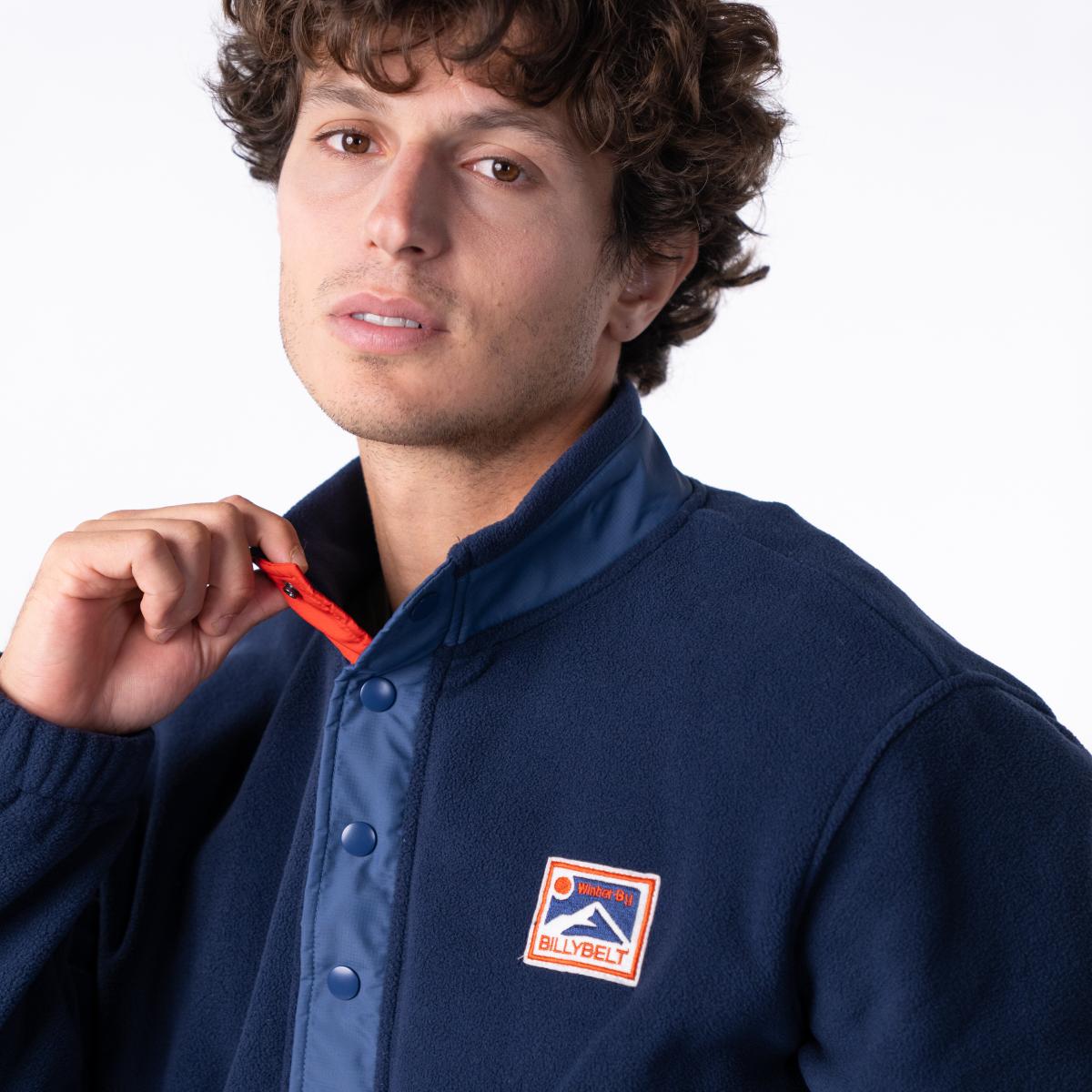 Fleece sweater - Marine - Blauw