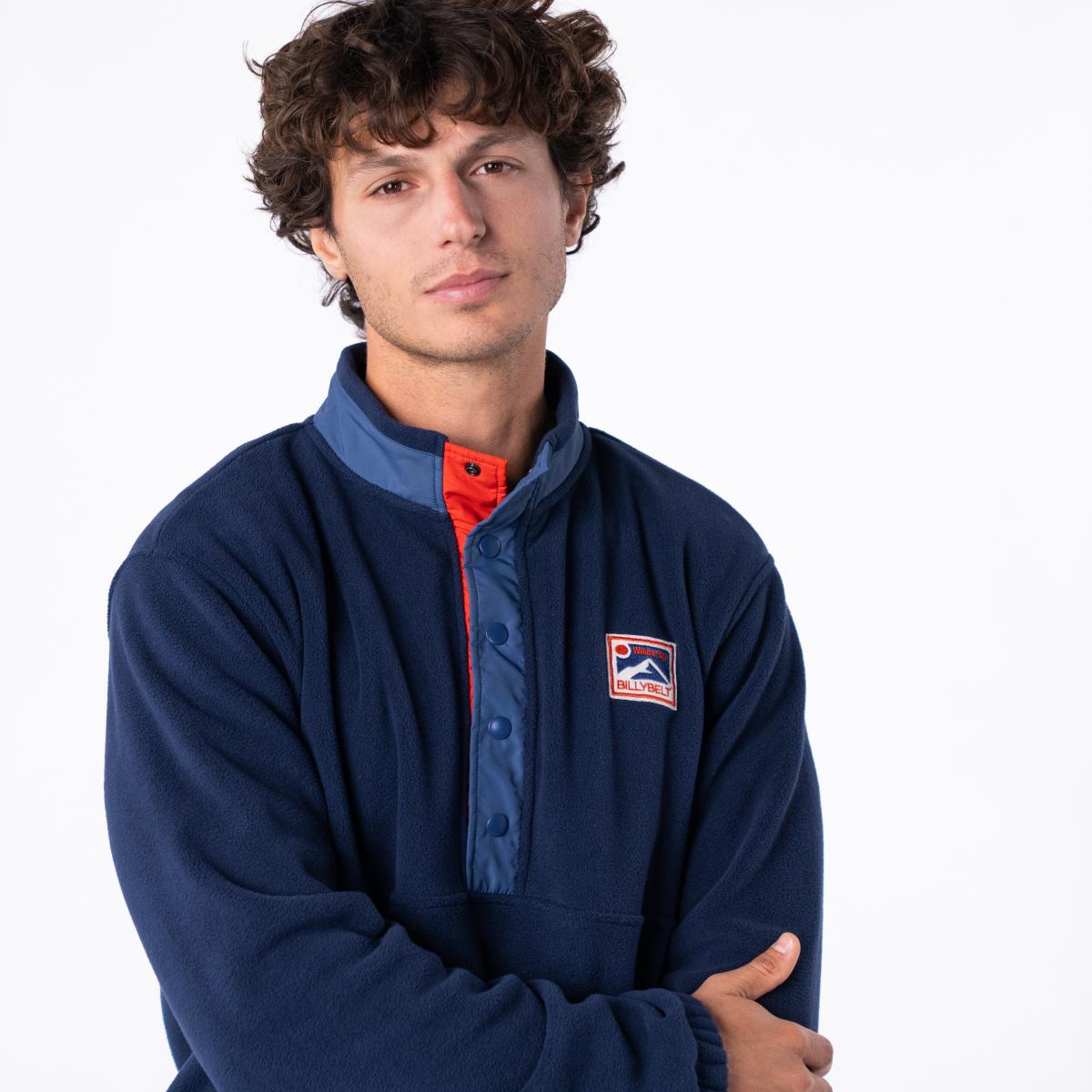 Fleece sweater - Marine - Blauw