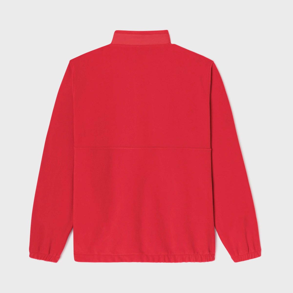 Sweat en polaire - Rouge
