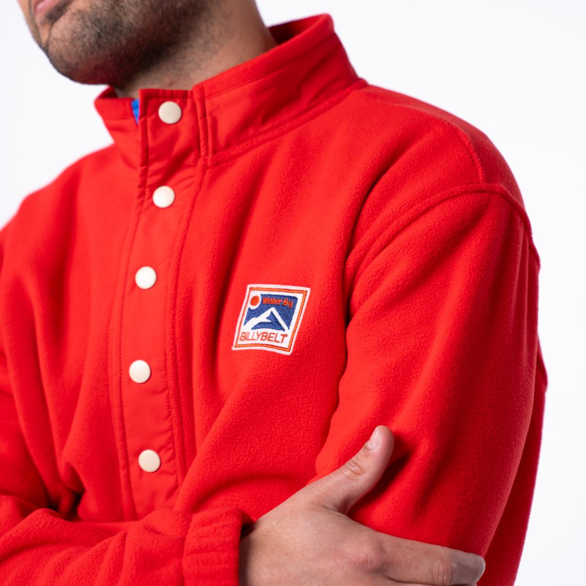 Sweat en polaire - Rouge