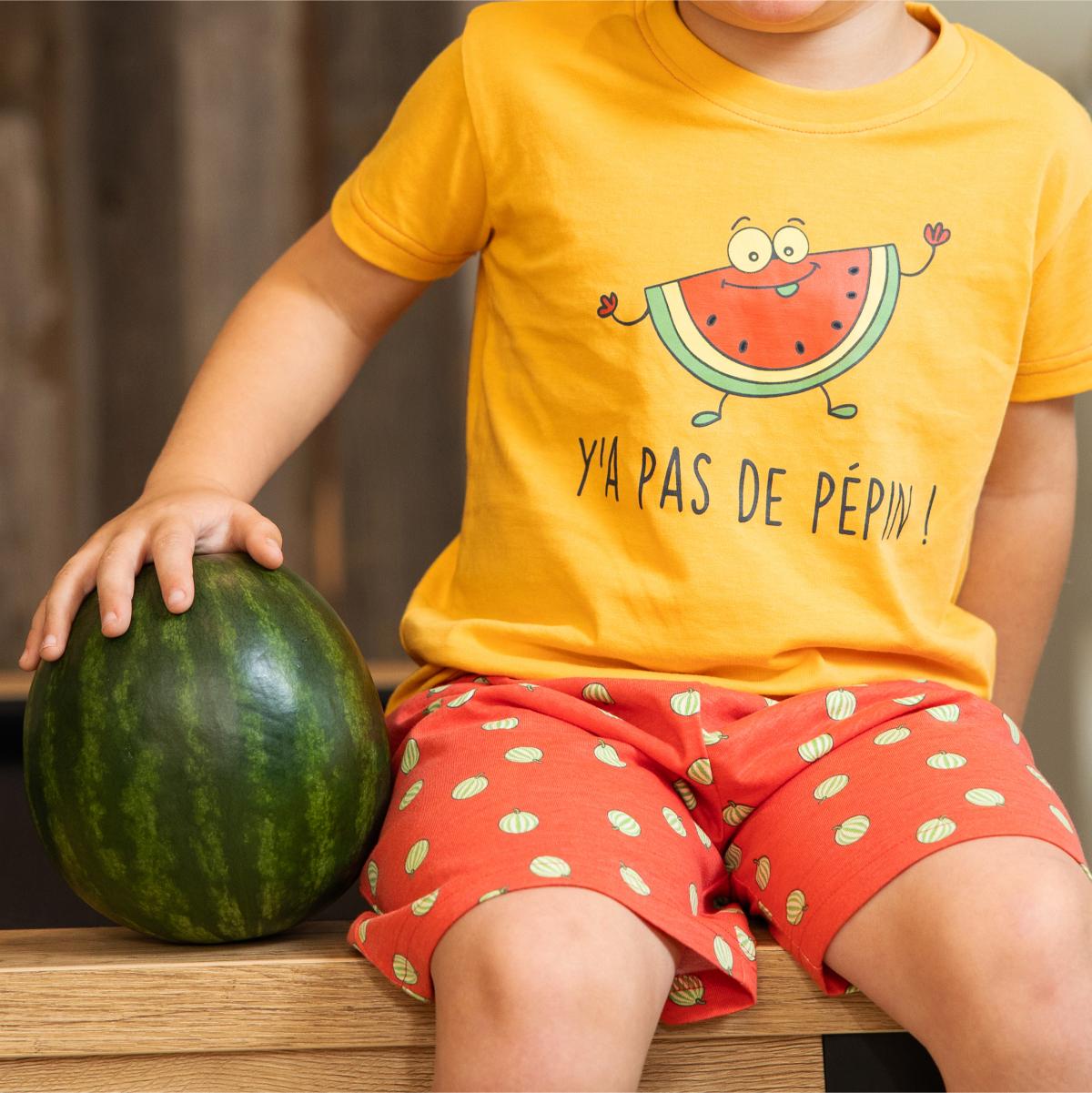 Kid - Short Pyjama - Ocre