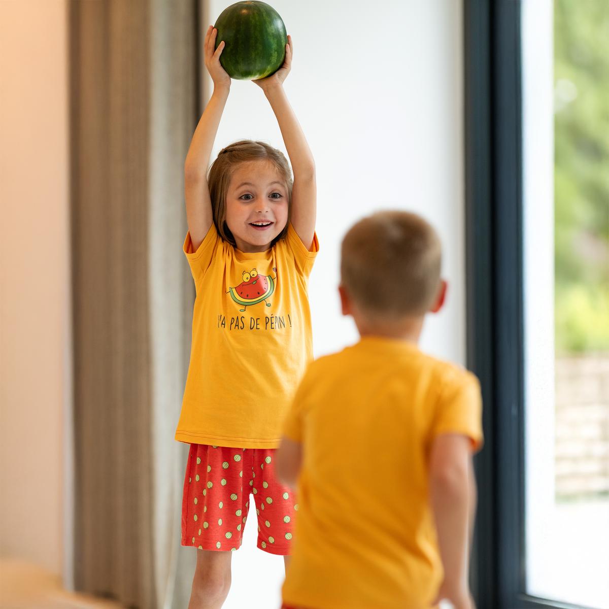 Kid - Short Pyjama - Ocre