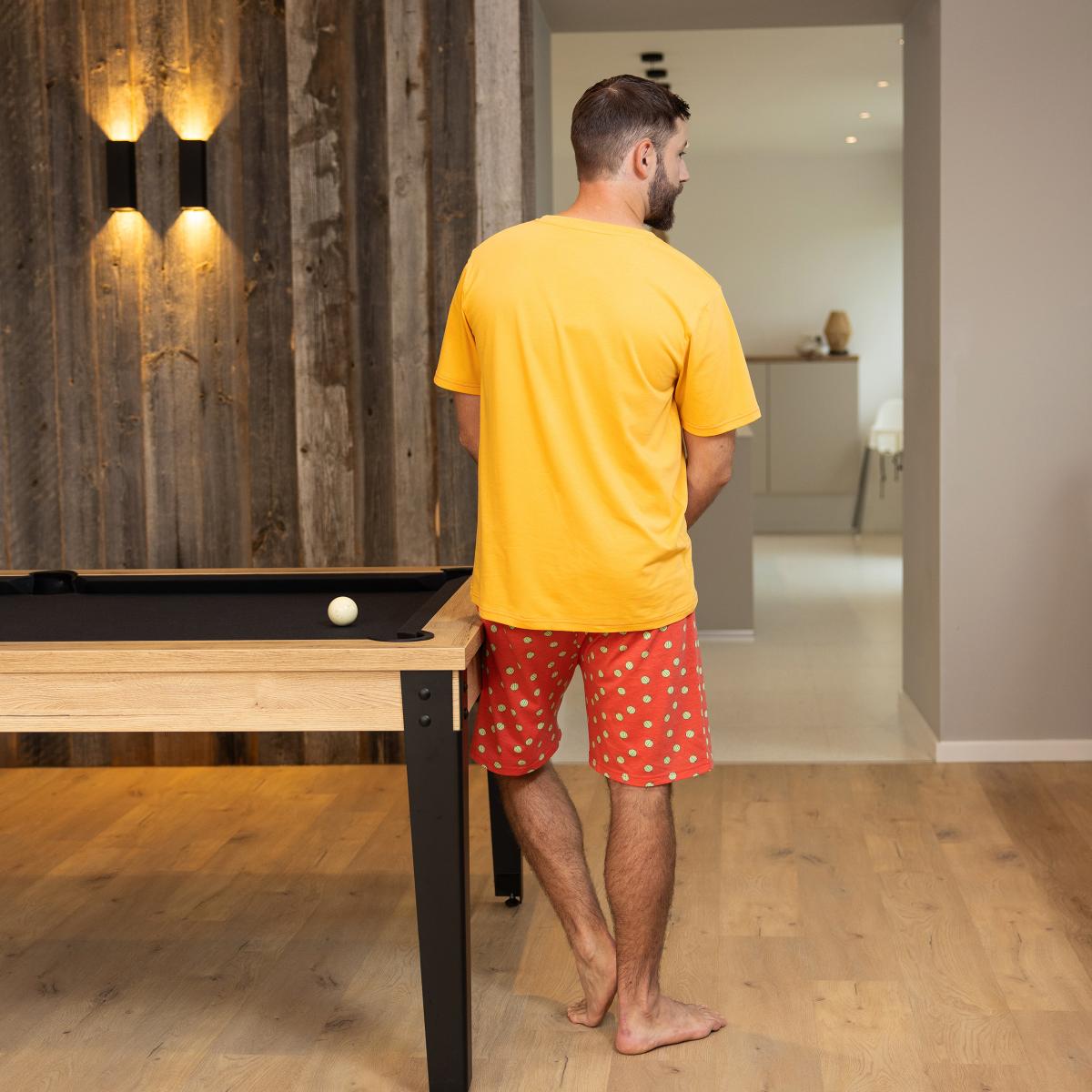 Homme - Short Pyjama - Ocre
