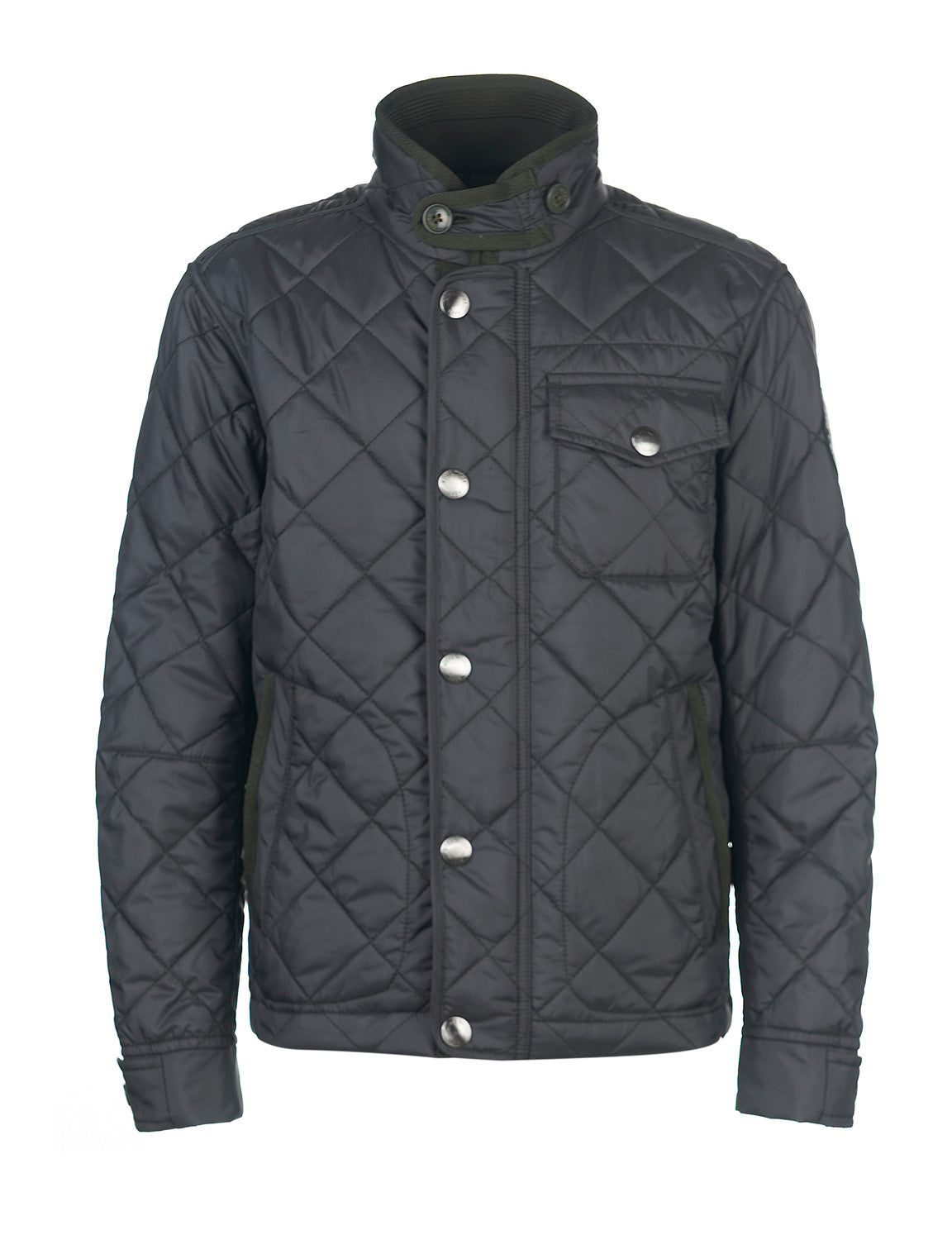 Basic Diamond Quilted Jkt - Vert