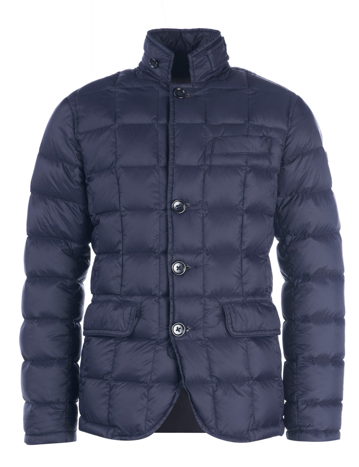 Nylon Communion Quilted Blazer - Blauw