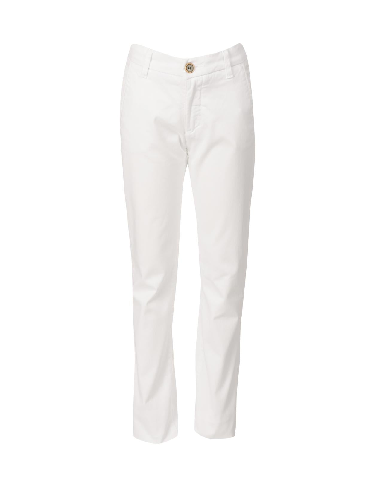 Slim Fit Chino Pants In White
